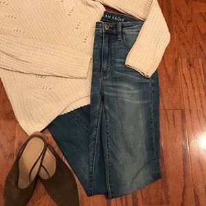 American Eagle Super High Rise Jegging